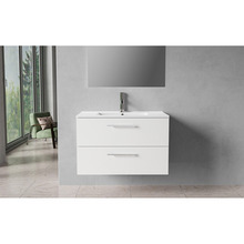 Milano underskab m/vask 80 cm hvid